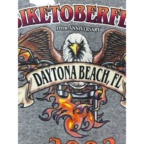 2002 Daytona Beach Biketoberfest tee shirt Size L - Picture 4 of 6